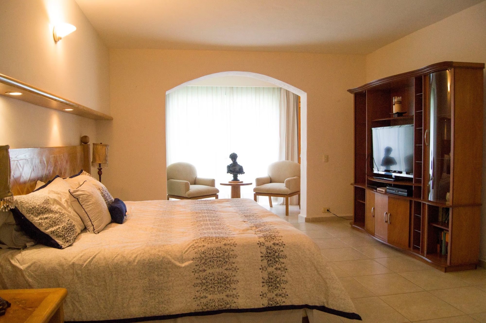 Recámara de una de las propiedades MEXBNB